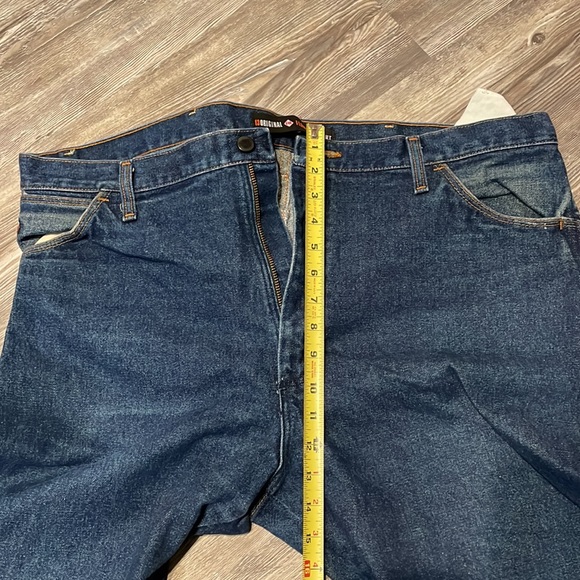 Wranglers Mens 40x32 Fire Retardant 13 Original Jeans - Picture 4 of 6